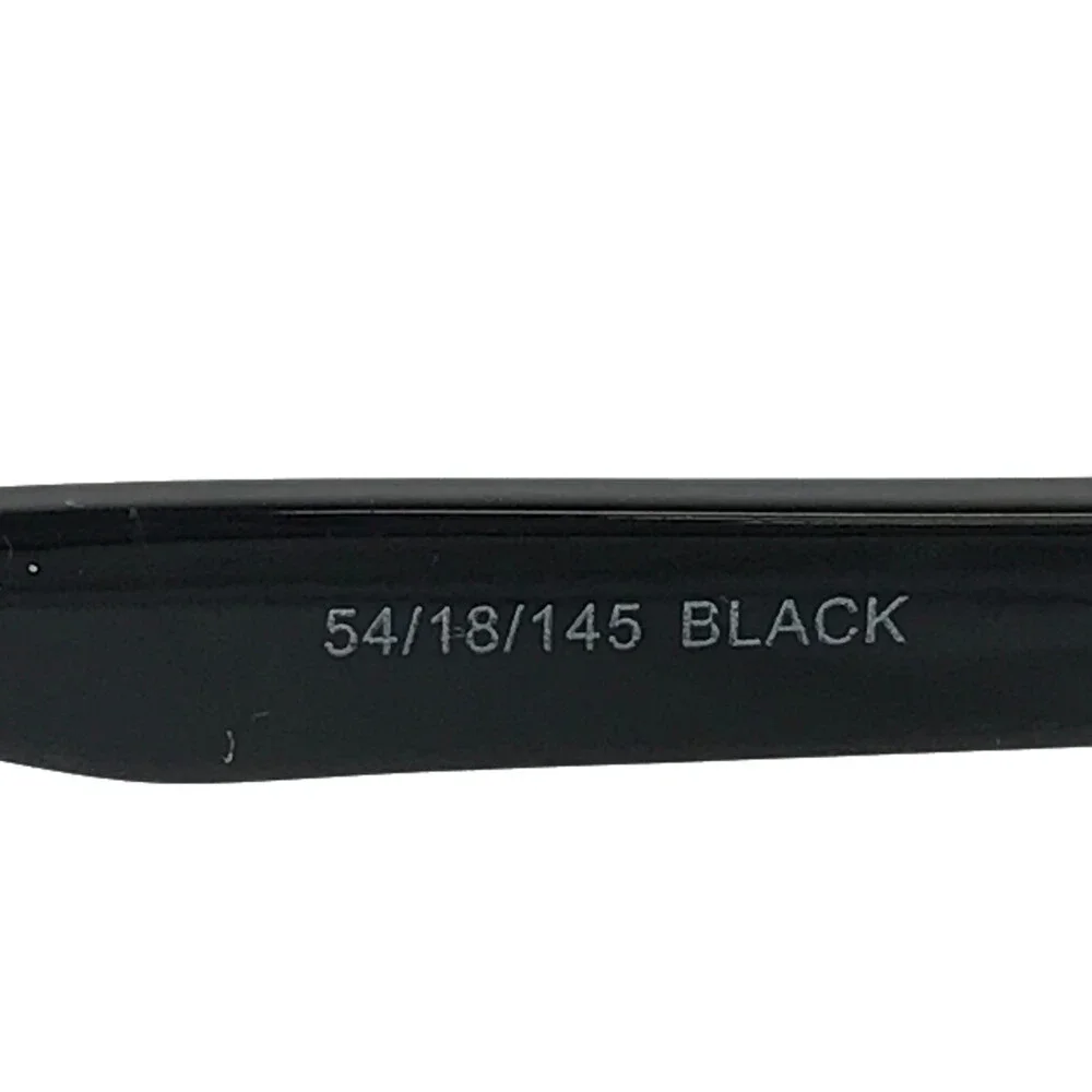 Enhance Eyeglasses Frames 4139 BLACK Polished Rectangle Full Rim 54-18-145